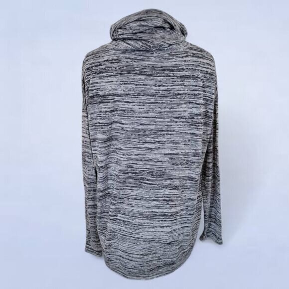 Bench Heathered Gray Cowl Neck Sweater - Size Extra Large - Picture 4 of 8